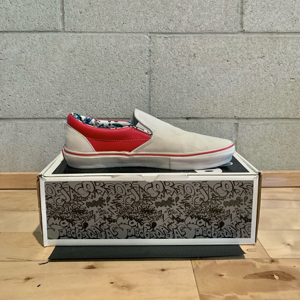 Vans Marc Jacobs Slip-On Buff White | Size: 11